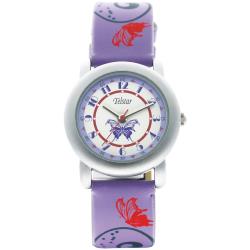 Girls purple butterfly Telstar Watch
